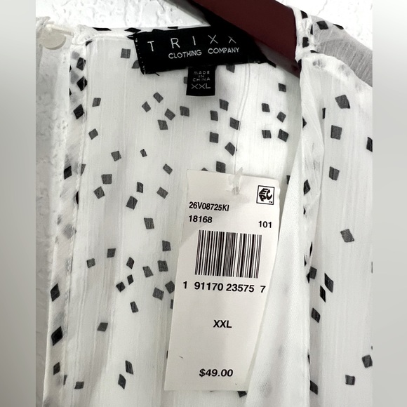 TRIXXI Printer Wrap Dress - Picture 8 of 8